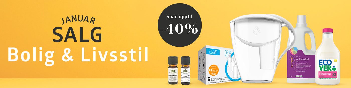 Januar salg - Bolig & Livsstil