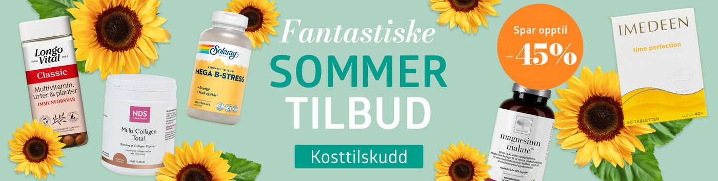 Fantastiske sommertilbud - Kosttilskudd