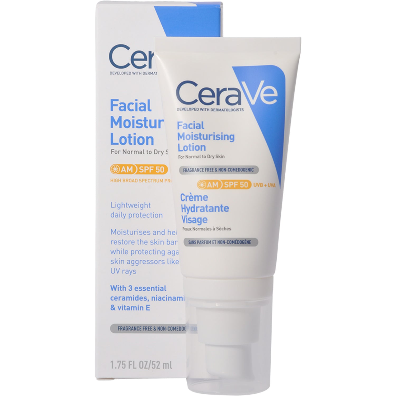 Facial Moisturising Lotion SPF50 fra CeraVe