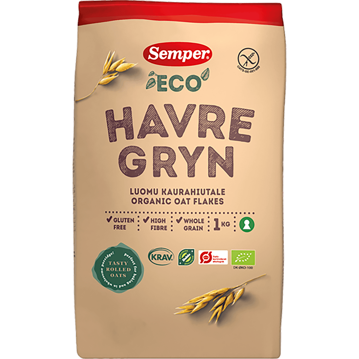 Schär Lettkokte Havregryn Glutenfrie Økologisk | 1 kg