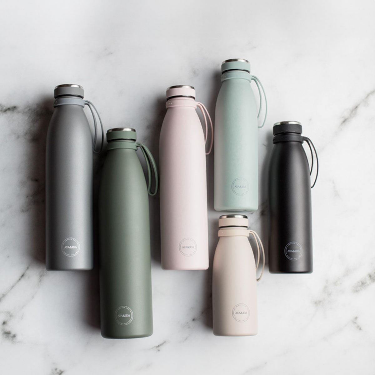 Termos Drikkeflaske Rustfritt Stål Tropisk Grønn fra AYA&IDA