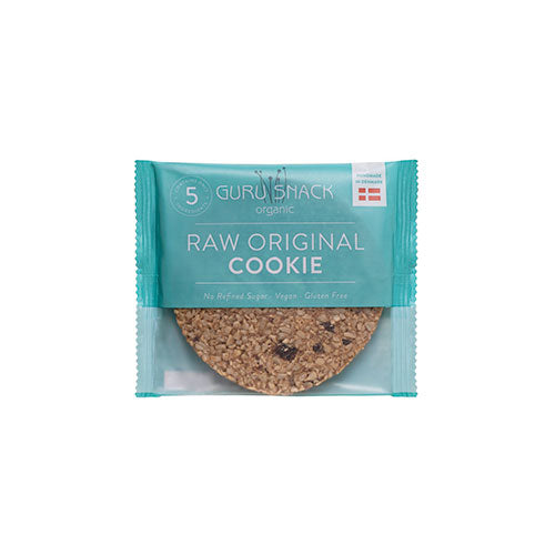 Raw Original Cookies Øko Enkeltvis Innpakket fra Guru Snack