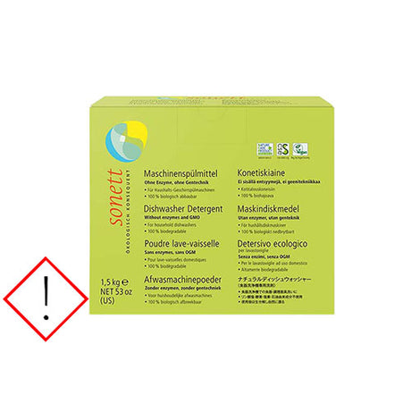 Maskinoppvaskpulver fra Sonett