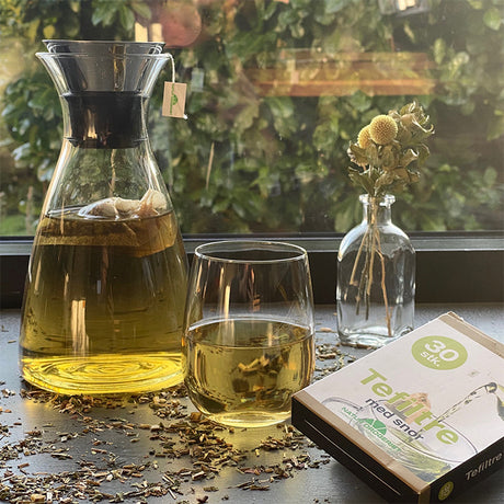 Tefiltre Med Snor Engangsfilter, Ubleket fra Natur-Drogeriet