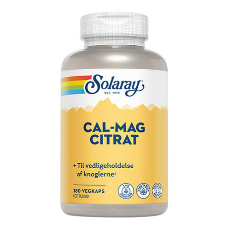 Calcium Magnesium Citrat fra Solaray
