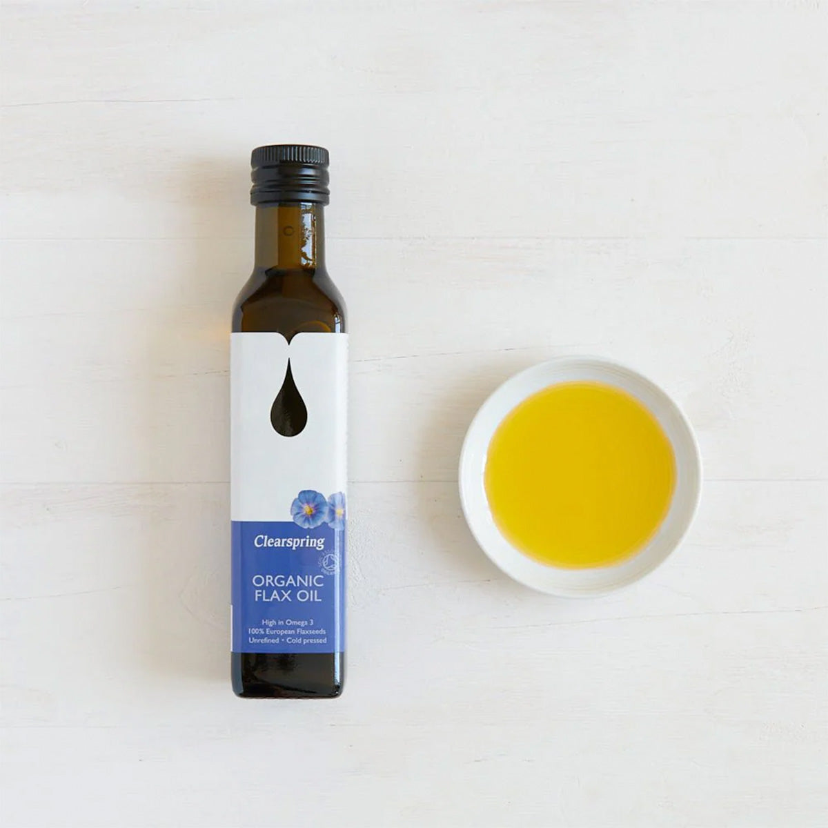 Linfrøolje Øko fra Clearspring