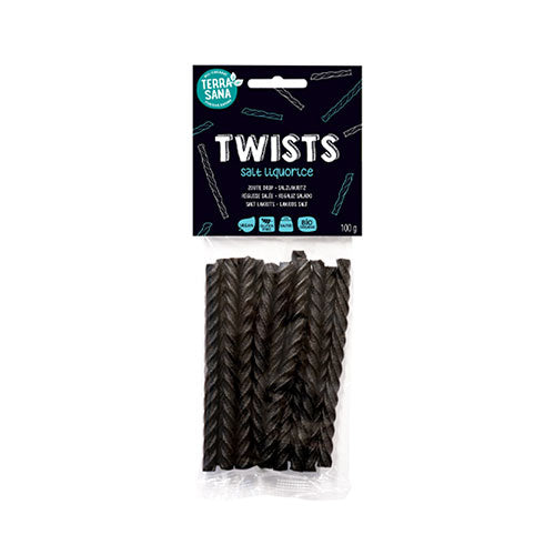 Lakrisstaver salt 10 stk vegansk & glutenfri Ø fra Terrasana