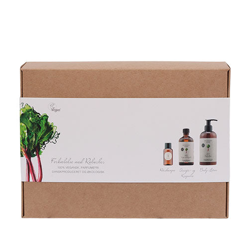 Vegan Gaveeske Ansikts- og kroppsolje, bodylotion og sjampo fra Naturfarm