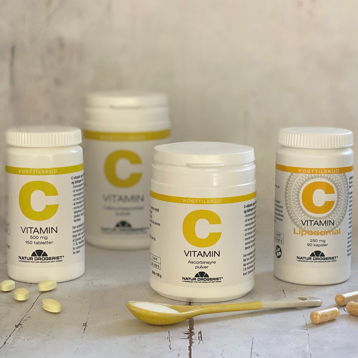 Natur-Drogeriet C Vitamin 500 Mg | 150 Tabl. fra Natur-Drogeriet