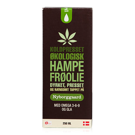 Hampfrøolje fra Nyborggaard