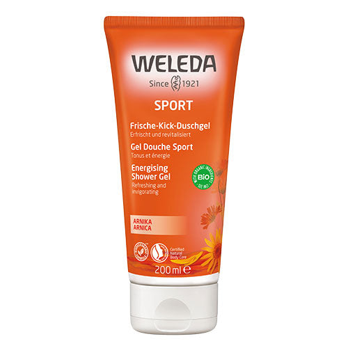 Arnica Sports Energising Shower Gel fra Weleda