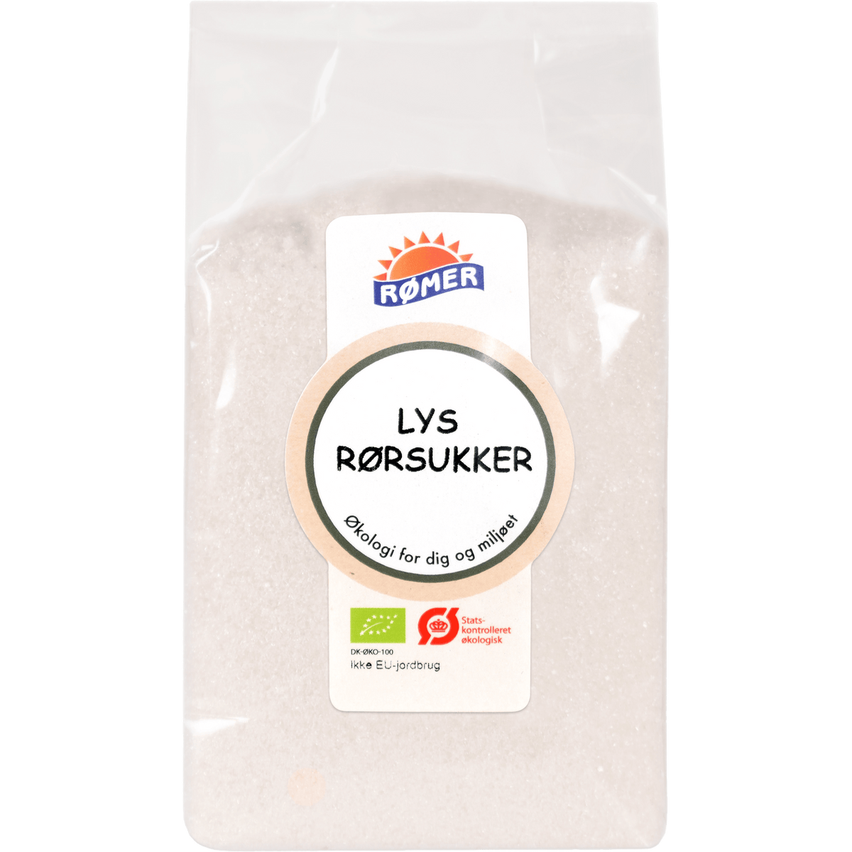 Rømer Rørsukker Lys Fin Økologisk | 500 g