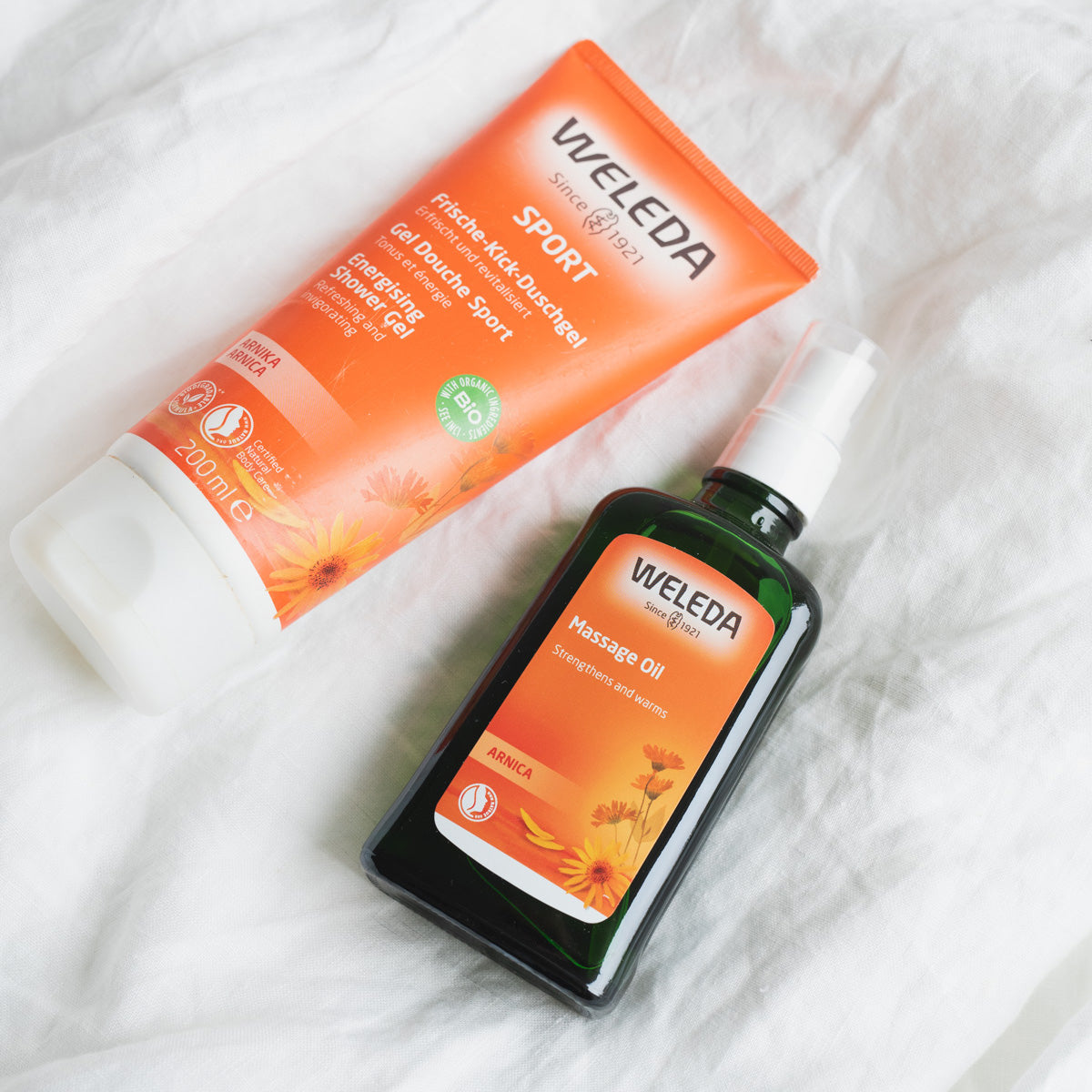 Arnica Sports Energising Shower Gel fra Weleda