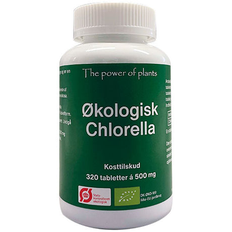Chlorella 500 mg Øko fra The power of plants