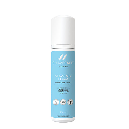 ShaveSafe Shaving Foam Sensitive Skin Woman | 200 ml fra ShaveSafe