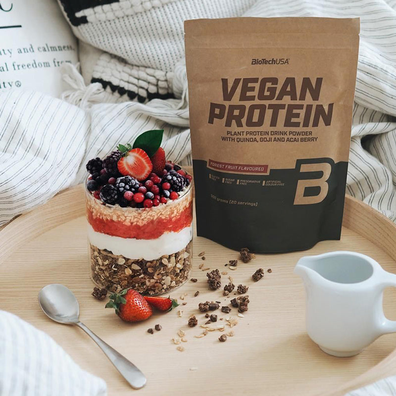 Vegan Protein Pulver - Banan Smak fra BioTechUSA