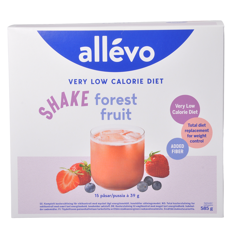 Allévo Shake Skogsbær VLCD fra Allevo