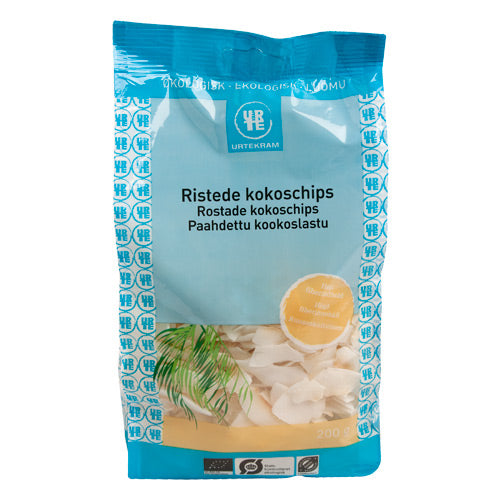 Urtekram Kokoschips Ristede Økologisk | 200 gr fra Urtekram