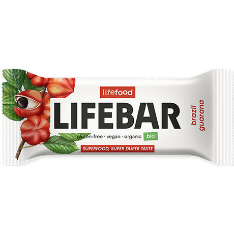 LifeBar Paranøtt Guarana Øko fra Lifefood