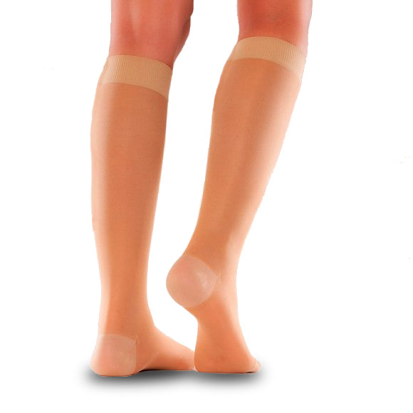 Nylon Kne Kompresjonsstrømpe - Solbrun fra Mabs