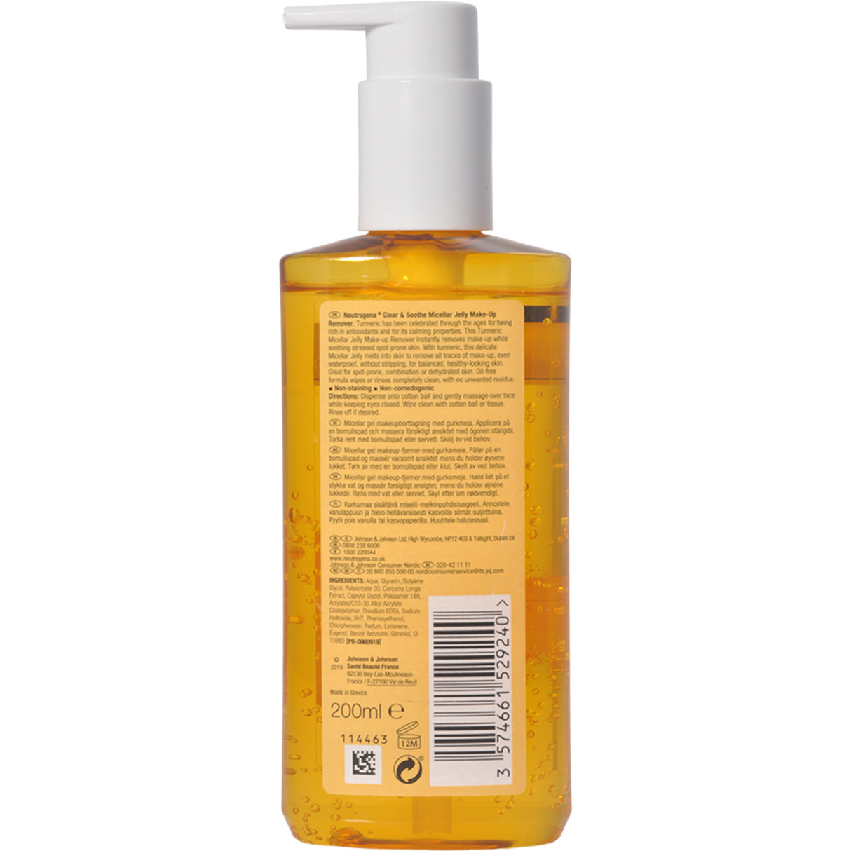 Clear & Soothe Micellar Jelly Make-Up Remover fra Neutrogena