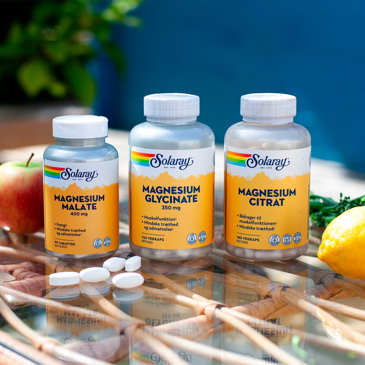 Solaray Magnesium Citrat | 180 kapsler fra Solaray