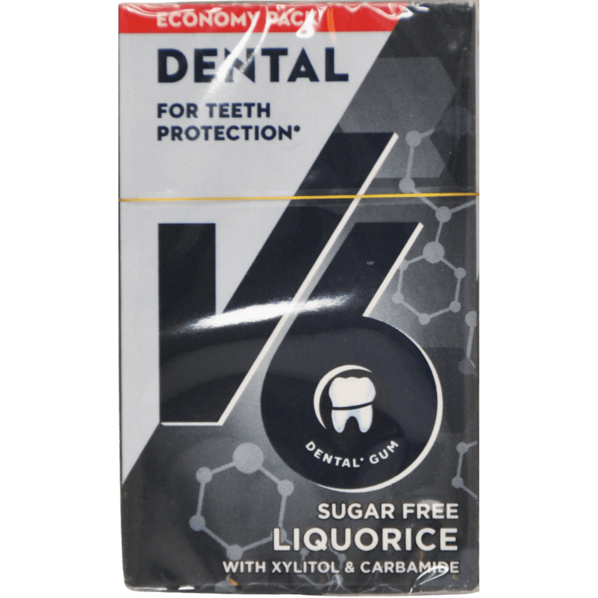 V6 Dental Lakris Tyggegummi Sukkerfri | 70 g
