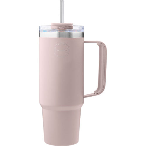 AYA&IDA Termokopp med sugerør 885 ml | Myk Rose fra AYA&IDA