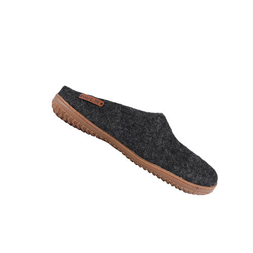 SHU`S hjemmesko med gummi sål Dark Grey | 36 fra SHUS