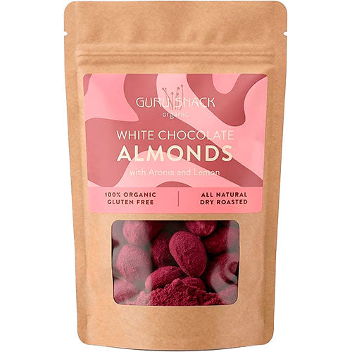 Mandler m. hvid chokolade, aronia & lemon Ø