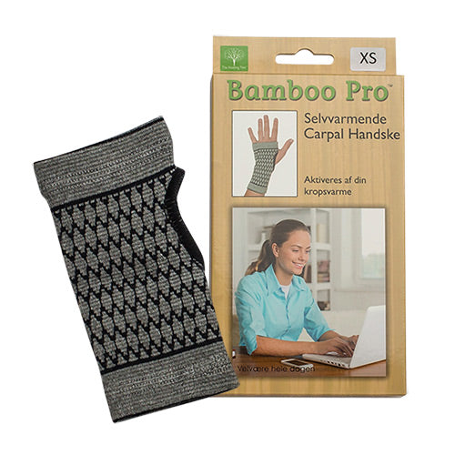 Bamboo Pro Carpal Handske | Str. Xs fra Bamboo Pro