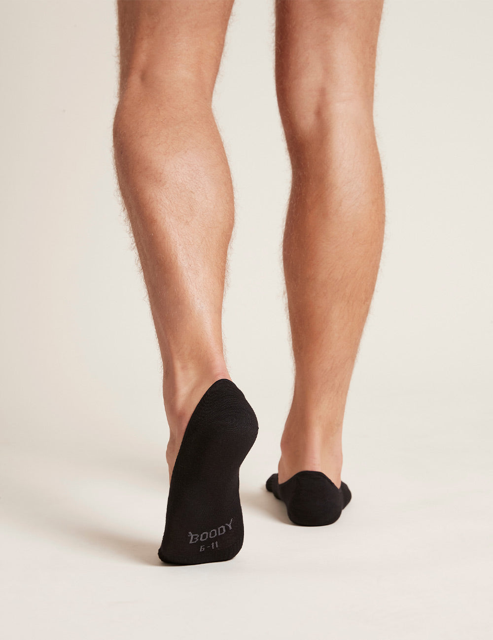 Boody Men´s Hidden Socks Sort | Str. 38-45 fra Boody