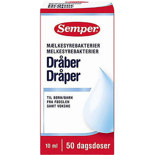 Dråper Med Melkesyrebakterier fra Semper