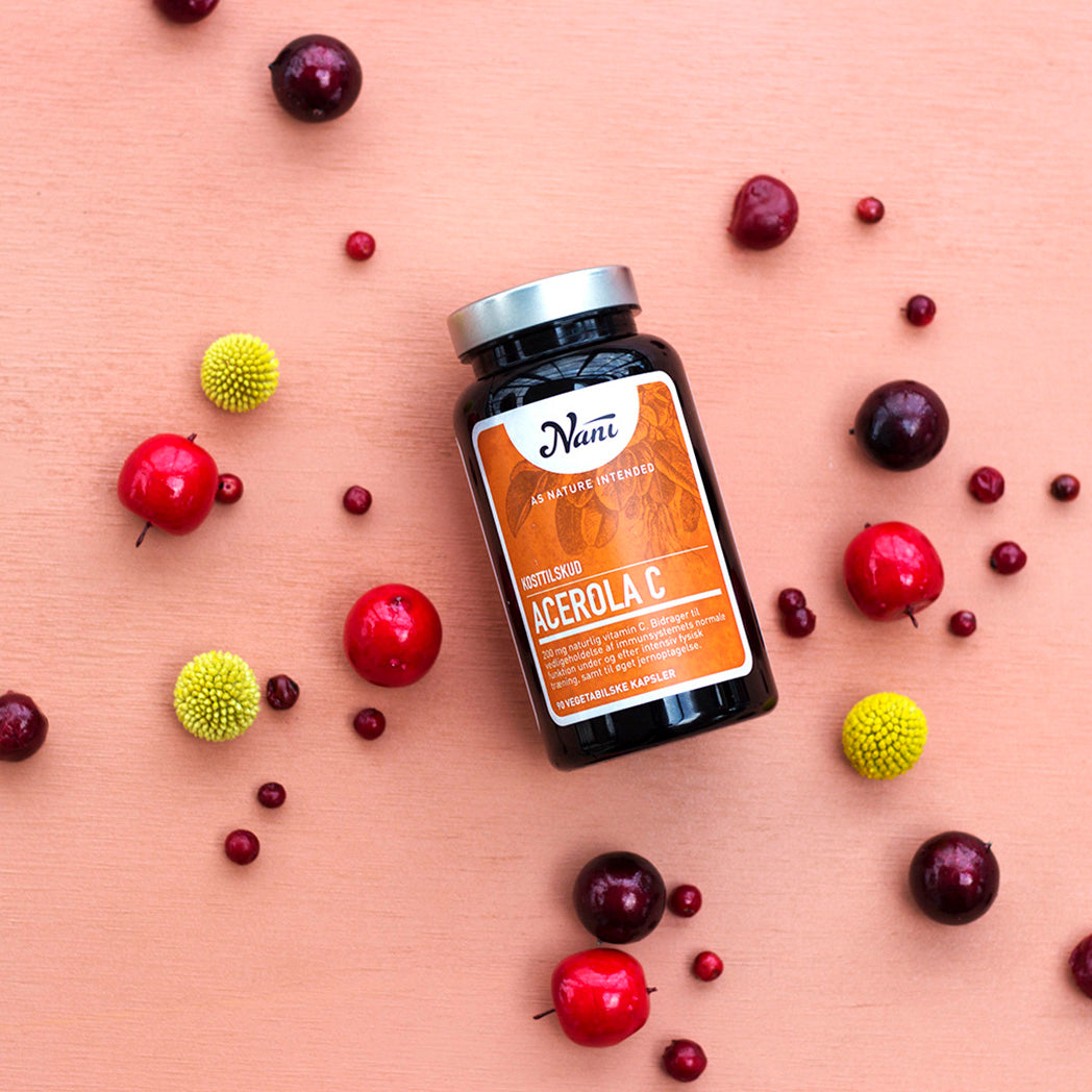 Nani Acerola C-vitamin | 90 kapsler fra Nani
