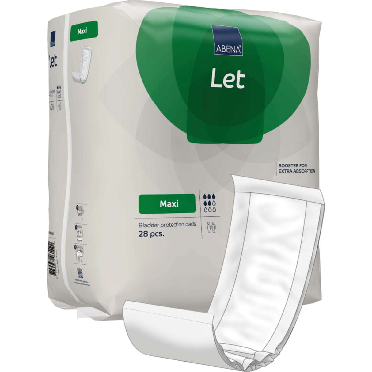 Light Inkontinensbeskyttelse Maxi uten SAP fra Abena