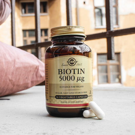 Biotin Vegan 5000 Ug fra Solgar