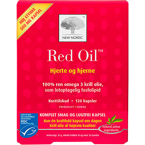 Red Oil Omega-3 Krillolje fra New Nordic