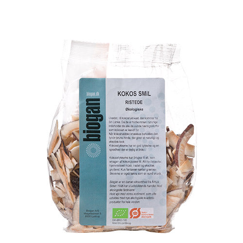 Ristede Kokosnøtt med Skall Øko fra Biogan