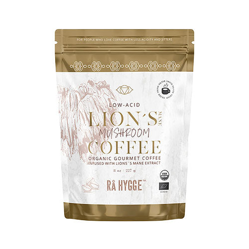 Lion's Mane Sopp Kaffe - finmalt till filterkaffe Øko fra Rå Hygge