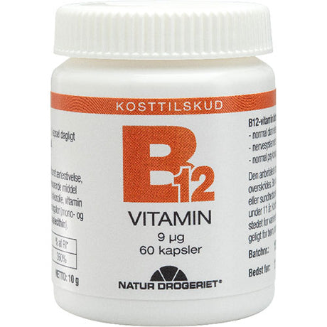 B12 Vitamin 9 Ug fra Natur-Drogeriet