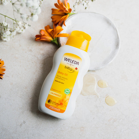 Calendula Babyolje fra Weleda