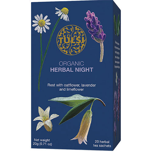 Tulsi Herbal Night Te Ø | 20 br fra Tulsi