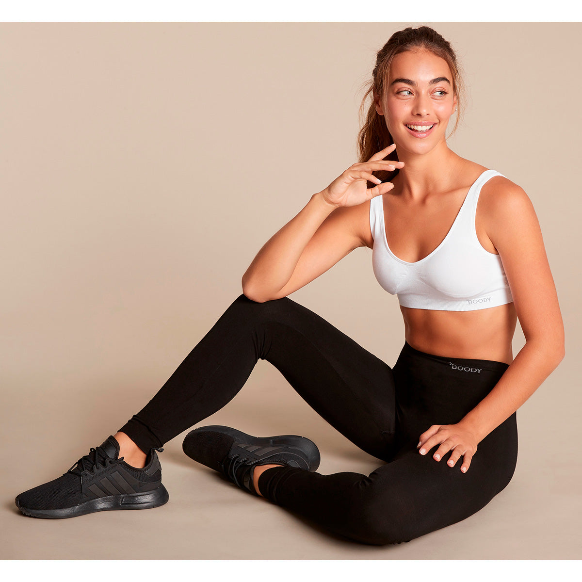 Boody Full Leggings Sort | Str. Xl fra Boody