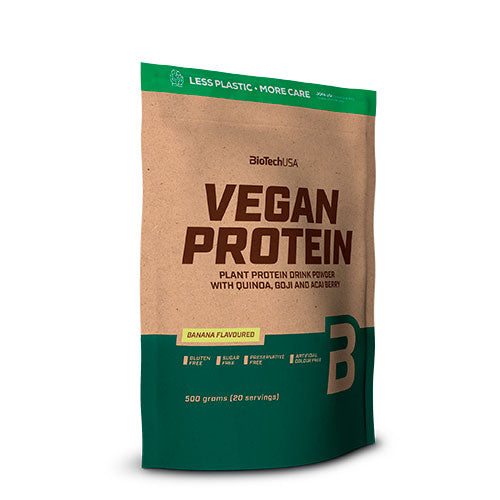 Vegan Protein Pulver - Banan Smak fra BioTechUSA