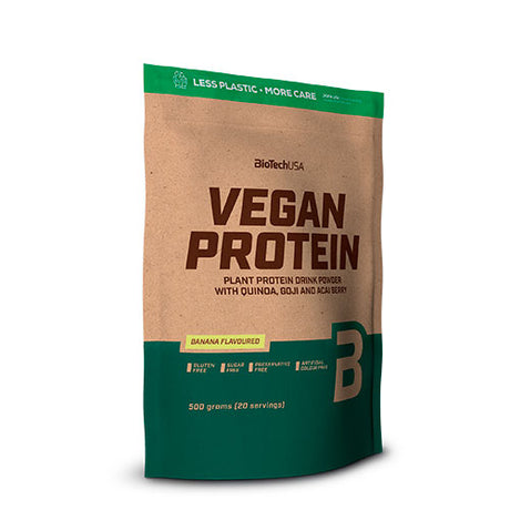 Vegan Protein Pulver - Banan Smak fra BioTechUSA