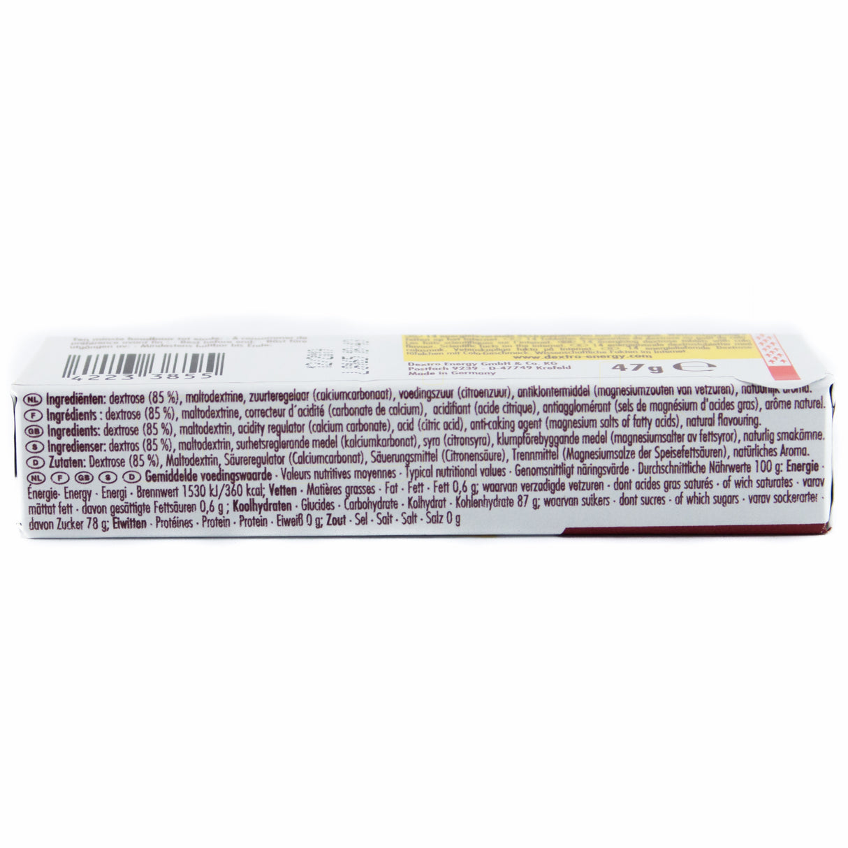 Druesukker Energy Cola fra Dextro