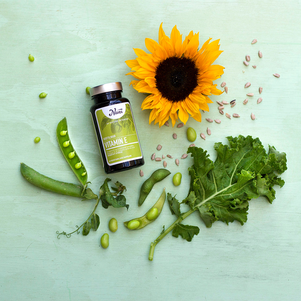Vitamin E - 100 % vegetabilsk fra Nani
