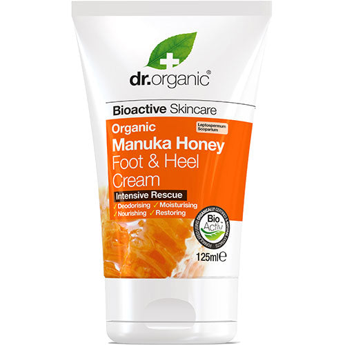 Dr. Organic Manuka Honey Foot & Heel Cream 500g | 125 ml fra Dr. Organic