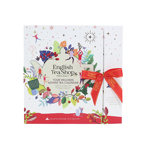 English Tea Shop Julekalender Te Book Style (Hvid) Ø fra English Tea Shop