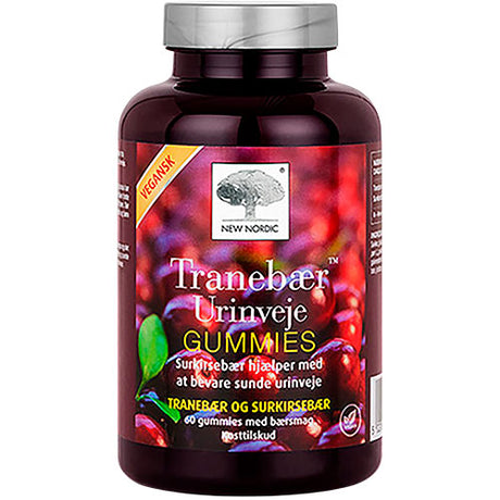 Tranebær Urinveie Gummies fra New Nordic